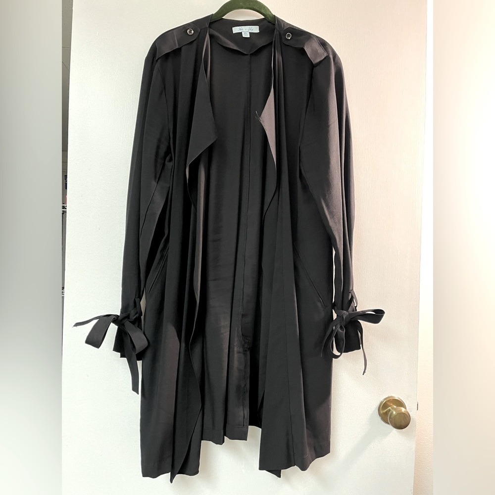 She + Sky Boutique Style Trench Coat